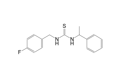 N-(4-fluorobenzyl)-N'-(1-phenylethyl)thiourea