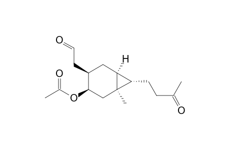 Acetic Acid (+-)-(1.alpha.,3.beta.,4.beta.,6.alpha.,7.alpha.)-7-(3-Oxobutyl)-4-(2-oxoethyl)-1-methylbicyclo[4.1.0]hept-3-yl Ester