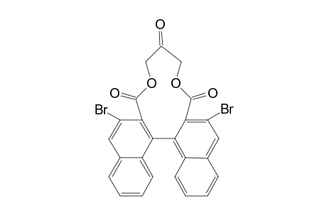 2,10-Dibromo-5H-dinaphtho[2,1-g ; 1',2'-i]-(1,5)-dioxacycloundecin-3,6,9(7H)-trione