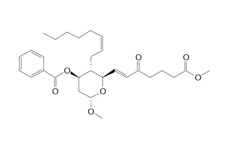 METHYL-(2-R,3-S,4-R,6-S)-7-[3-(2-Z-OCTENYL)-4-BENZOYLOXY-6-METHOXYTETRAHYDROPYRAN-2-YL]-5-OXO-6-E-HEPTENOATE