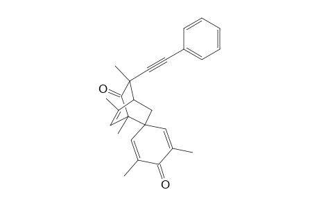 2,4,7,9,13-Pentamethyl-9-phenylethynyl-7,10-ethenospiro[5.5]undeca-1,4-diene-3,8-dione