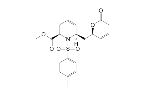 (2R,6R)-6-[(2R)-2-acetoxybut-3-enyl]-1-tosyl-3,6-dihydro-2H-pyridine-2-carboxylic acid methyl ester