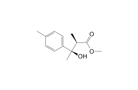 Syn-methyl 3-hydroxy-2-methyl-3-(4-methylhenyl)-butanoate