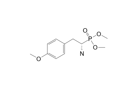 DIMETHYL-(S)-(+)-1-AMINO-2-(PARA-METHOXYPHENYL)-ETHYLPHOSPHONATE