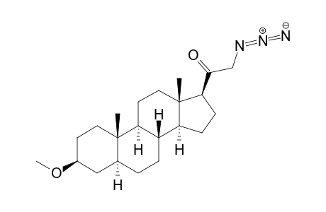 2-Azido-1-[(3S,5S,8R,9S,10S,13S,14S,17S)-3-methoxy-10,13-dimethyl-2,3,4,5,6,7,8,9,11,12,14,15,16,17-tetradecahydro-1H-cyclopenta[a]phenanthren-17-yl]ethanone
