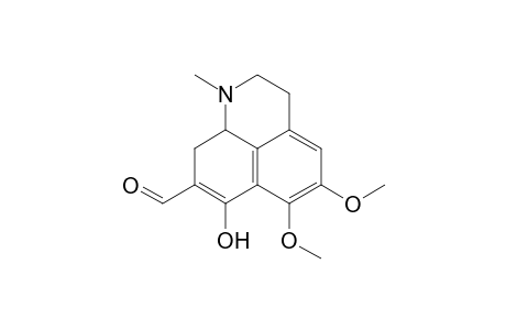 1H-Benzo[de]quinoline-8-carboxaldehyde, 2,3,9,9a-tetrahydro-7-hydroxy-5,6-dimethoxy-1-methyl-