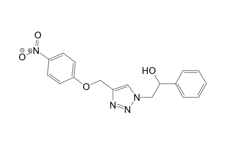 2-{4-[(4-Nitrophenoxy)methyl]-1H-1,2,3-triazol-1-yl}-1-phenylethanol