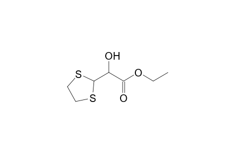 Ethyl 2-(1',3'-dithiacycopent-2-yl)-2-hydroxyacetate
