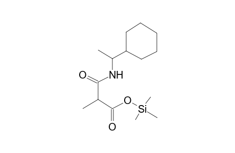 Trimethylsilyl 3-[(1-cyclohexylethyl)amino]-2-methyl-3-oxopropanoate