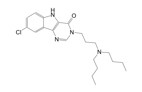 4H-pyrimido[5,4-b]indol-4-one, 8-chloro-3-[3-(dibutylamino)propyl]-3,5-dihydro-