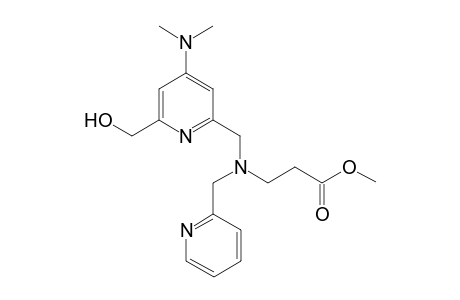 3-[(4-Dimethylamino-6-hydroxymethyl-pyridin-2-ylmethyl)-pyridin-2-ylmethyl-amino]-propionic acid methyl ester