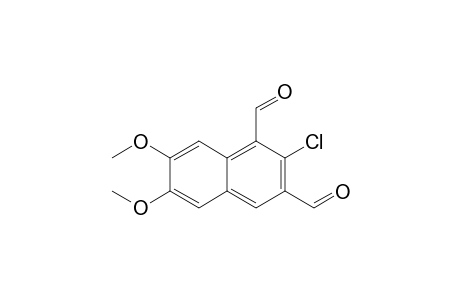 1,3-Diformyl-6,7-dimethoxy-2-chloronaphthalene