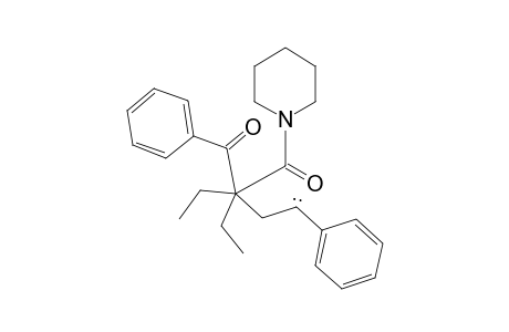 Piperidine, 2-benzoyl-1-(2,2-diethyl-1-oxobutyl)-4-phenyl-, trans-