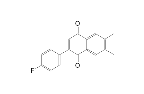 2-(4-fluorophenyl)-6,7-dimethylnaphthoquinone