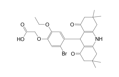 [5-bromo-2-ethoxy-4-(3,3,6,6-tetramethyl-1,8-dioxo-1,2,3,4,5,6,7,8,9,10-decahydro-9-acridinyl)phenoxy]acetic acid