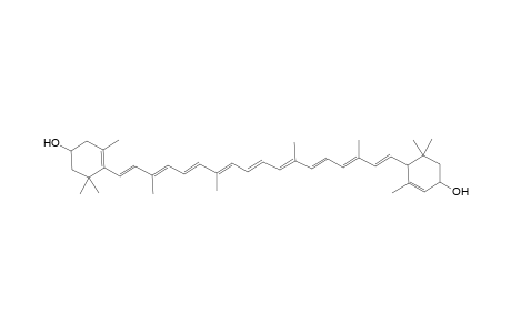 .beta.,.epsilon.-Carotene-3,3'-diol, (3R,3'R,6'R)-