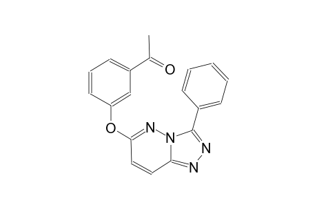 ethanone, 1-[3-[(3-phenyl[1,2,4]triazolo[4,3-b]pyridazin-6-yl)oxy]phenyl]-