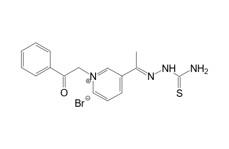 3-acetyl-1-phenacylpyridinium bromide, 3-(thiosemicarbazone)