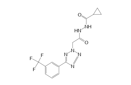 1-(cyclopropylcarbonyl)-2-{[5-(alpha,alpha,alpha-trifluoro-m-tolyl)-2H-tetrazol-2-yl]acetyl}hydrazine