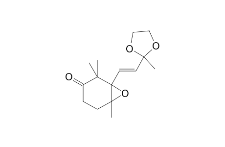 1-Benzoxiren-3-one,2,2,5a-trimethyl-1a-[2-(2-methyl-1,3-dioxolan-2-yl)-1-ethenyl] perhydro
