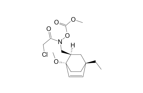 Acetamide, 2-chloro-N-[(4-ethyl-1-methoxybicyclo[2.2.2]oct-5-en-2-yl)methyl]-N-[(methoxycarbonyl)oxy]-, (1.alpha.,2.alpha.,4.beta.)-(.+-.)-