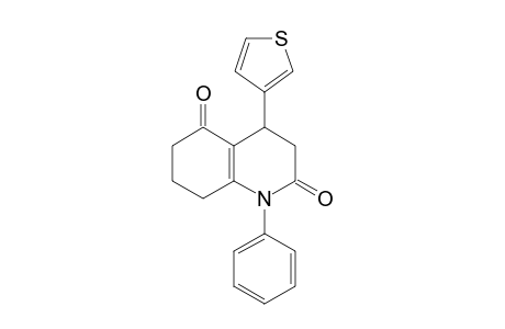 1-Phenyl-4-(3-thienyl)-4,6,7,8-tetrahydro-3H-quinoline-2,5-dione