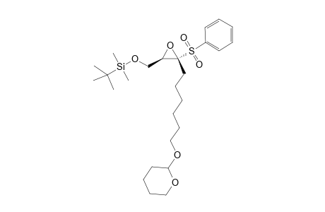 tert-Butyl-dimethyl-[[(2R,3R)-3-[6-(oxan-2-yloxy)hexyl]-3-(phenylsulfonyl)oxiran-2-yl]methoxy]silane