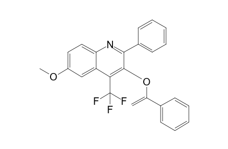 6-Methoxy-2-phenyl-3-[(1-phenylethenyl)oxy]-4-(trifluoromethyl)quinoline