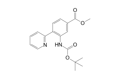 Methyl N-(tert-Butyloxycarbonyl)-1-amino-2-(pyridin-2-yl)-5-benzoate