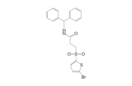 N-benzhydryl-3-[(5-bromo-2-thienyl)sulfonyl]propanamide