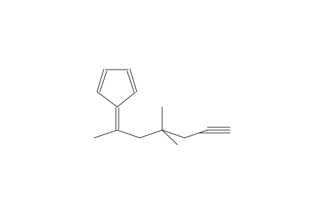 5'-(1,3,3-trimethyl-5-hexynylidene)-1',3'-cyclopentadiene
