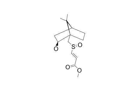 METHYL-(R(S),E)-3-[(1S)-ISOBORNEOL-10-SULFINYL]-2-PROPENOATE