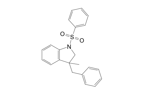 N-Phenylsulfonyl-3-benzyl-3-methylindoline