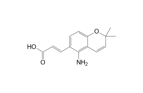 3-[5-Amino-2,2-dimethyl-2H-1-benzopyran-6-yl]acrylic acid