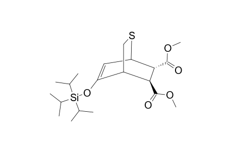 (1R*,4R*,5S*,6S*)-8-TRIISOPROPYLSILYLOXY-2-THIABICYCLO-[2.2.2]-OCT-7-ENE-5,6-DICARBOXYLIC-ACID,DIMETHYLESTER