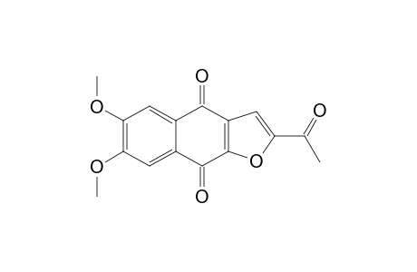 2-ACETYL-6,7-DIMETHOXY-NAPHTHO-[2,3-B]-FURAN-4,9-QUINONE