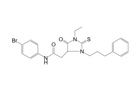 4-imidazolidineacetamide, N-(4-bromophenyl)-1-ethyl-5-oxo-3-(3-phenylpropyl)-2-thioxo-