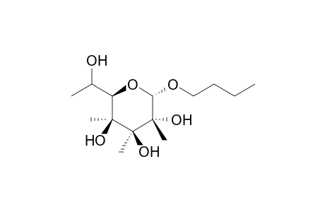 n-Butyl 2,3,4,6-tetra-methyl-.alpha.,D-glalactopyranoside isomer