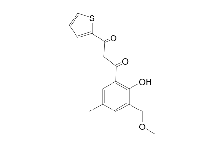 1-[2'-Hydroxy-3'-(methoxymethyl)-5'-methylphenyl]-3-(2''-thienyl)propane-1,3-dione