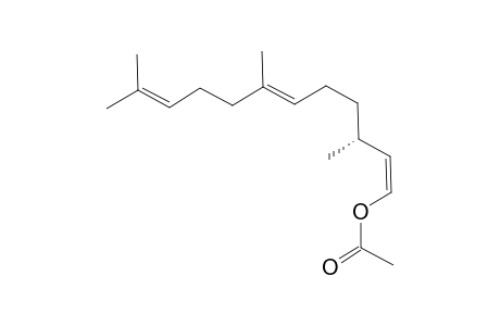 (-)-(1Z,3R,6E)-3,7,11-Trimethyldodeca-1,6,10-trien-1-yl Acetate