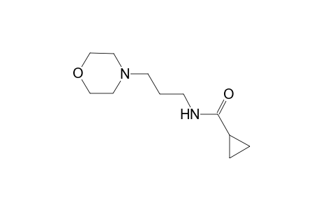 N-[3-(4-morpholinyl)propyl]cyclopropanecarboxamide