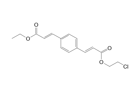 2-Propenoic acid, 3,3'-(1,4-phenylene)bis-, 2-chloroethyl ethyl ester