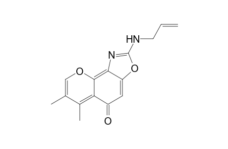 2-Allylamino-6,7-dimethyl-5H-pyrano[6,5-e] benzoxazol-5- one