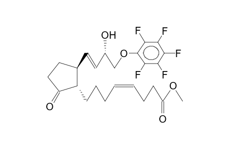 (3Z,15ALPHA)-11-DEOXY-16-PENTAFLUOROPHENOXY-3,4-DEHYDROHOMOPROSTAGLANDIN-E1, METHYL ESTER