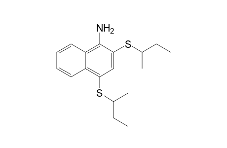 1-Amino-2,4-di(1-methylpropylthio)naphthalene