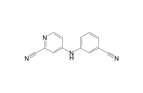 4-(3-cyanoanilino)-2-pyridinecarbonitrile