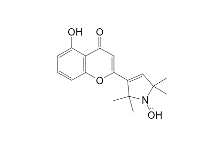 2-(1-Oxyl-2,5-dihydro-2,2,5,5-tetramethyl-1H-pyrrol-3-yl)-5-hydroxychromen-4-one radical