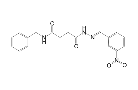 N-Benzyl-4-[(2E)-2-(3-nitrobenzylidene)hydrazino]-4-oxobutanamide