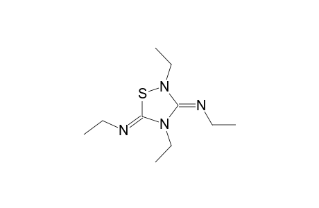 2,4-Diethyl-3,5-diethylimino-1,2,4-thiadiazolidine