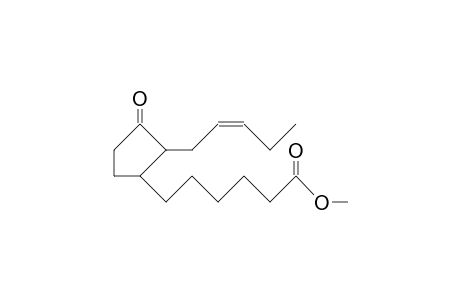 6-(3-Oxo-2-cis-<(Z)-pent-2-enyl>cyclopentyl)-hexanoic acid, methyl ester